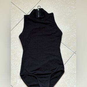 Black leatord for dance or ballet for kids